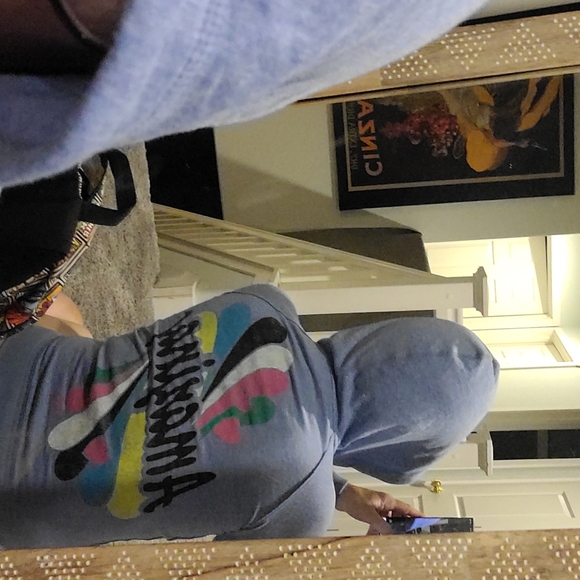 STUNNING VINTAGE VS PINK 'AMAZING' LIGHT BLUE HOODIE - Picture 3 of 14